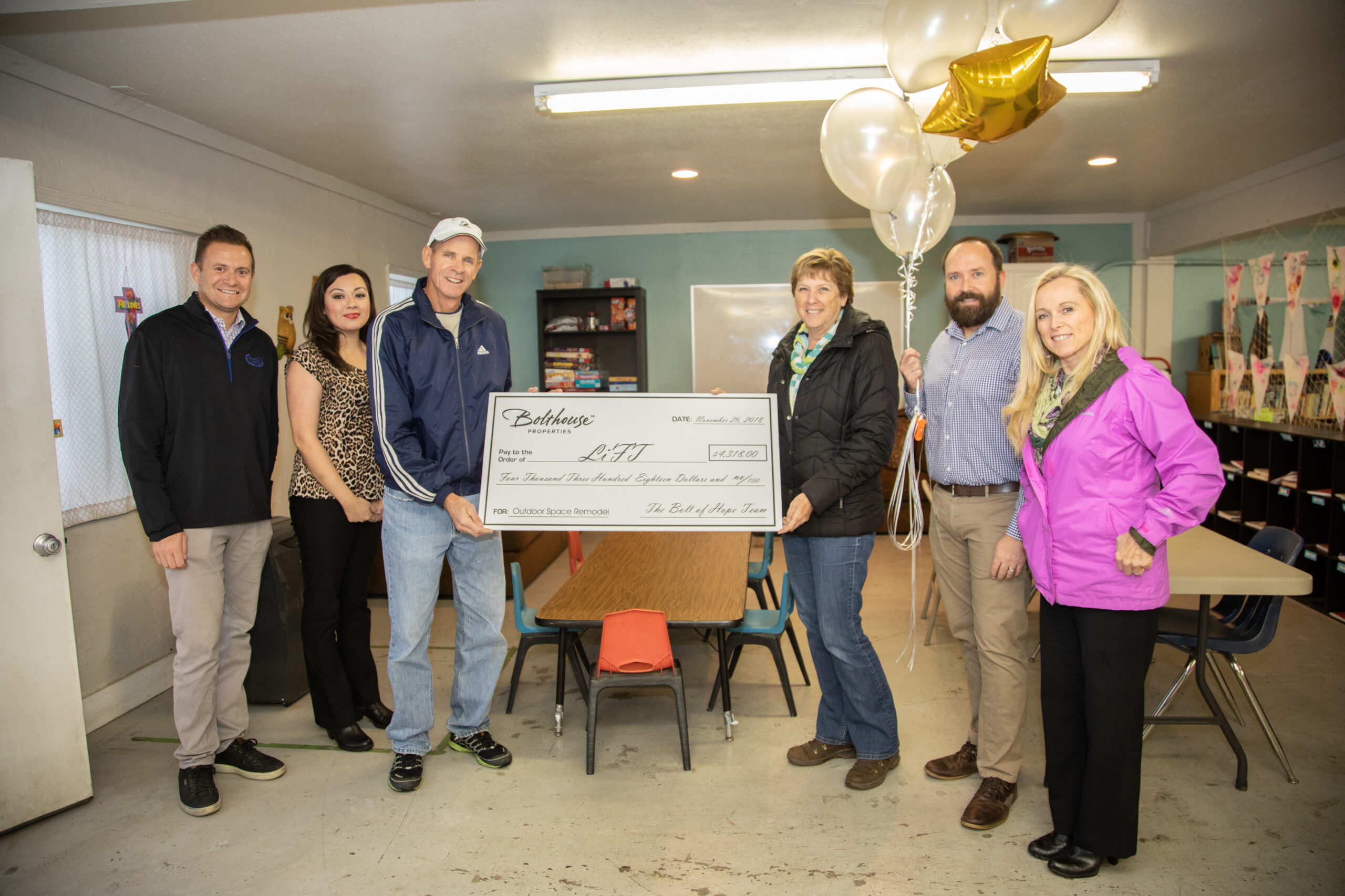 Grant Helps LiFT Revitalize Outdoor Area