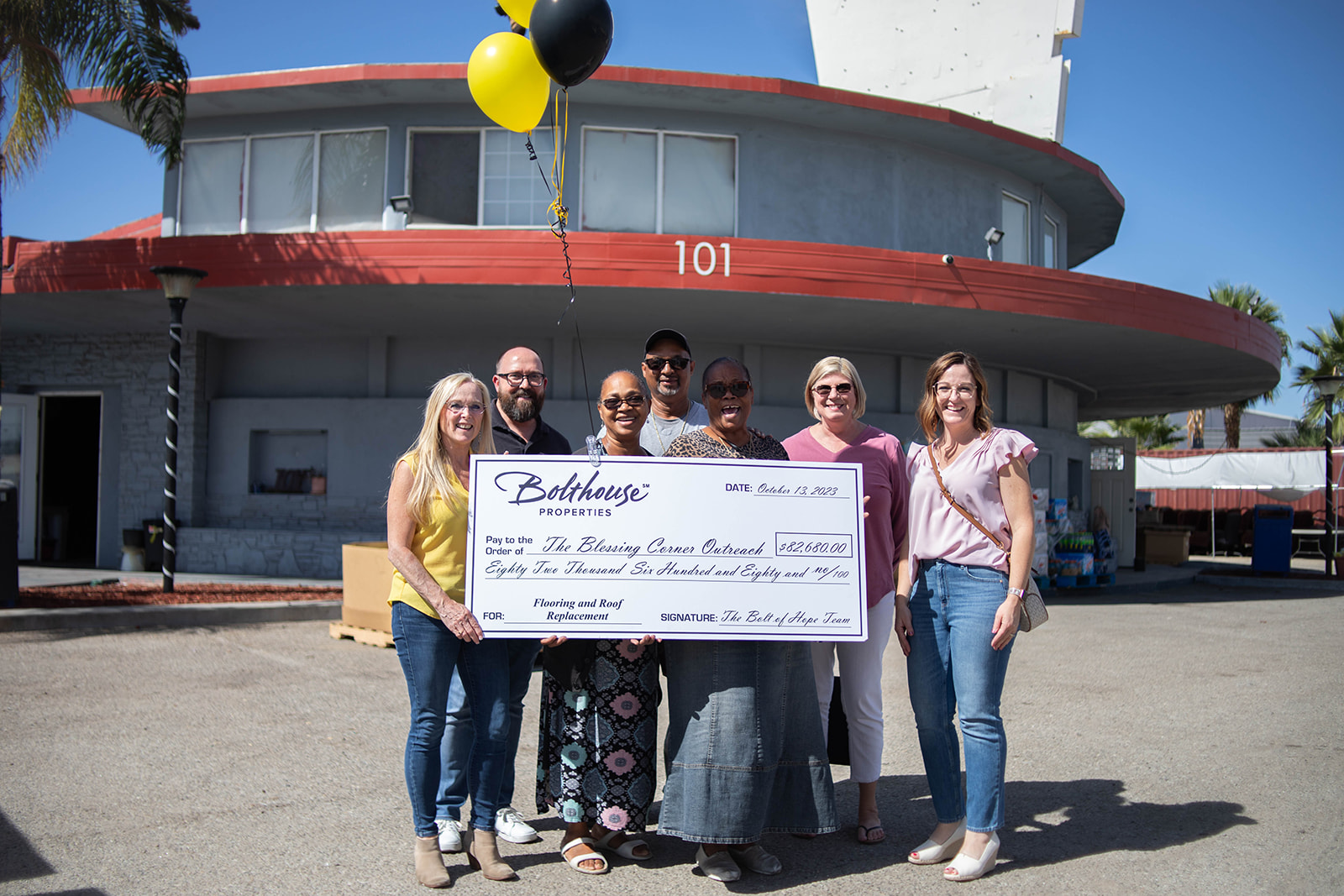 Bolt of Hope Funds New Roof Project At The Blessing Corner