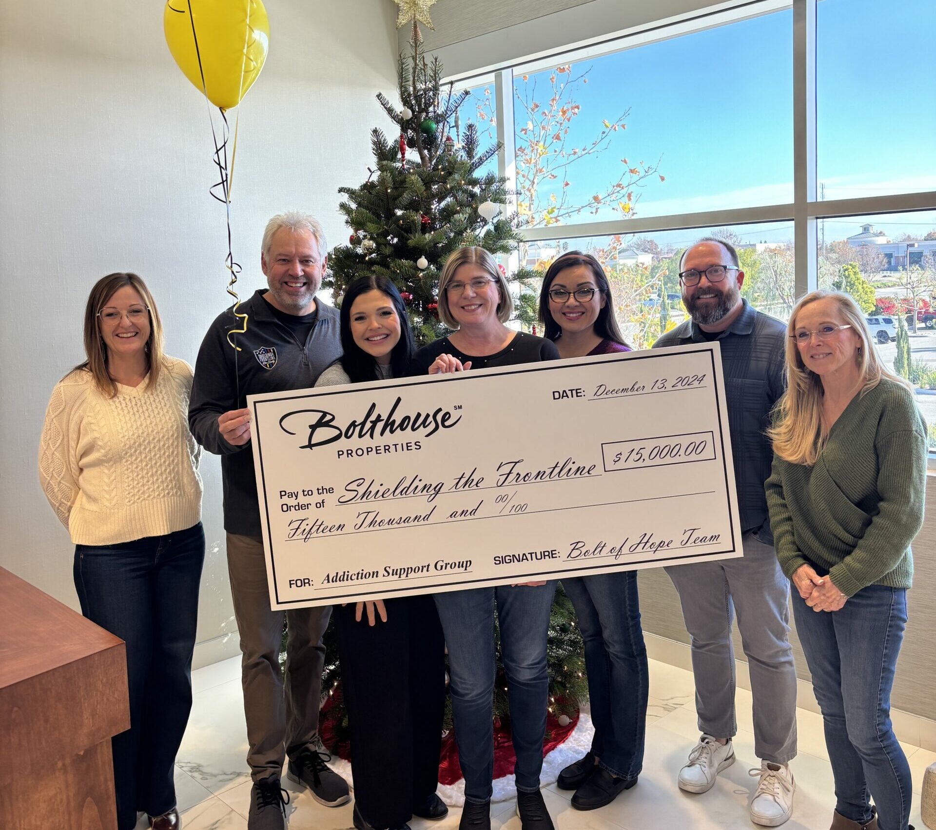 Bolt of Hope Grant Supports Shielding the Frontline’s Mission to Aid Kern County’s First Responders